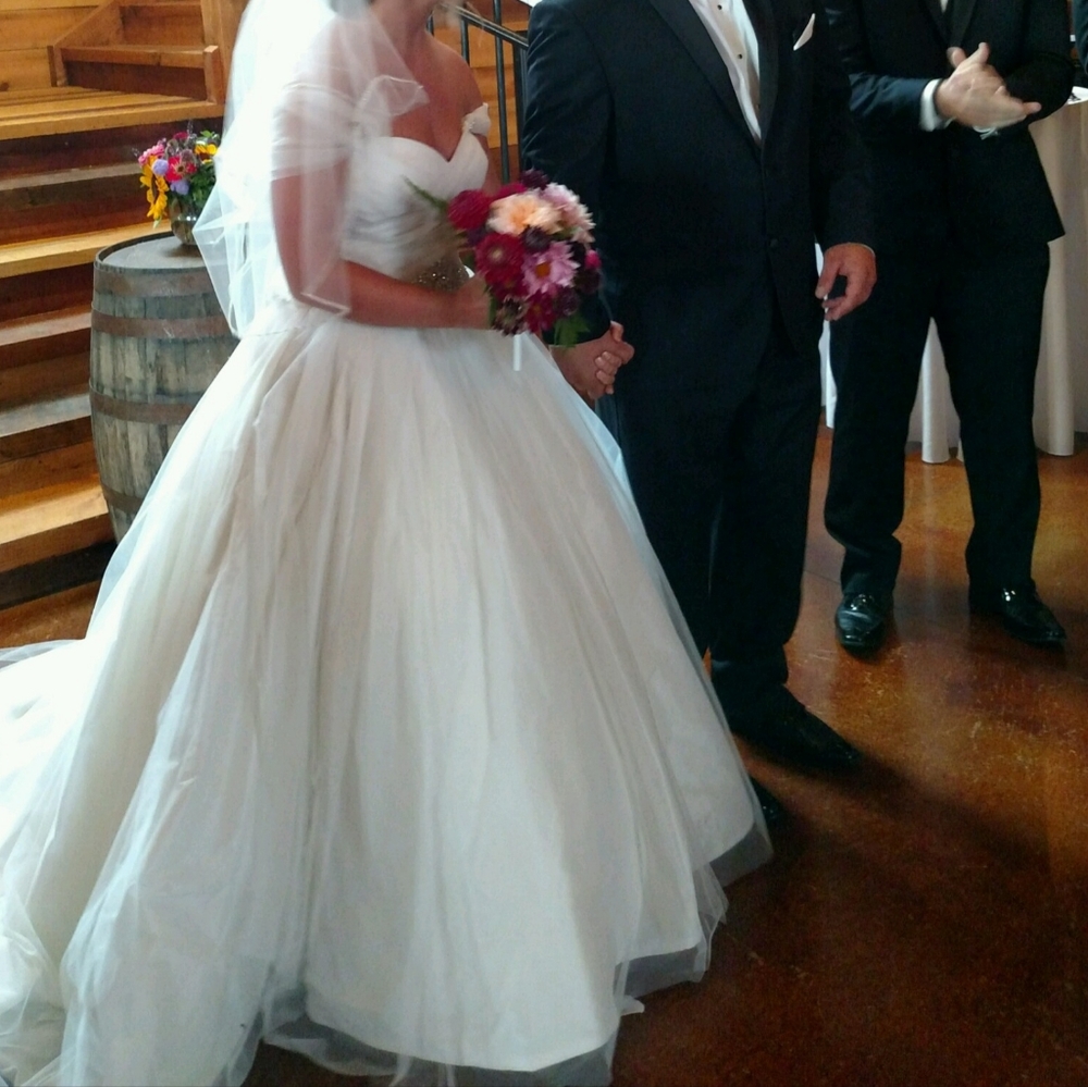 Vera Wang Wedding Dress - Picture 1 of 9